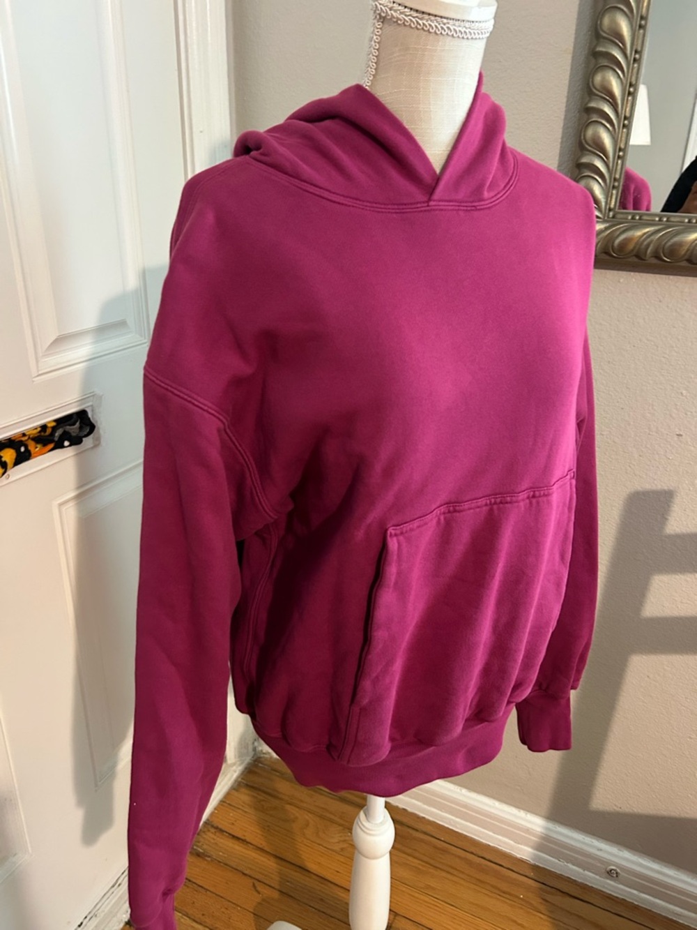 Yeezy Magenta Pullover Hoodie
